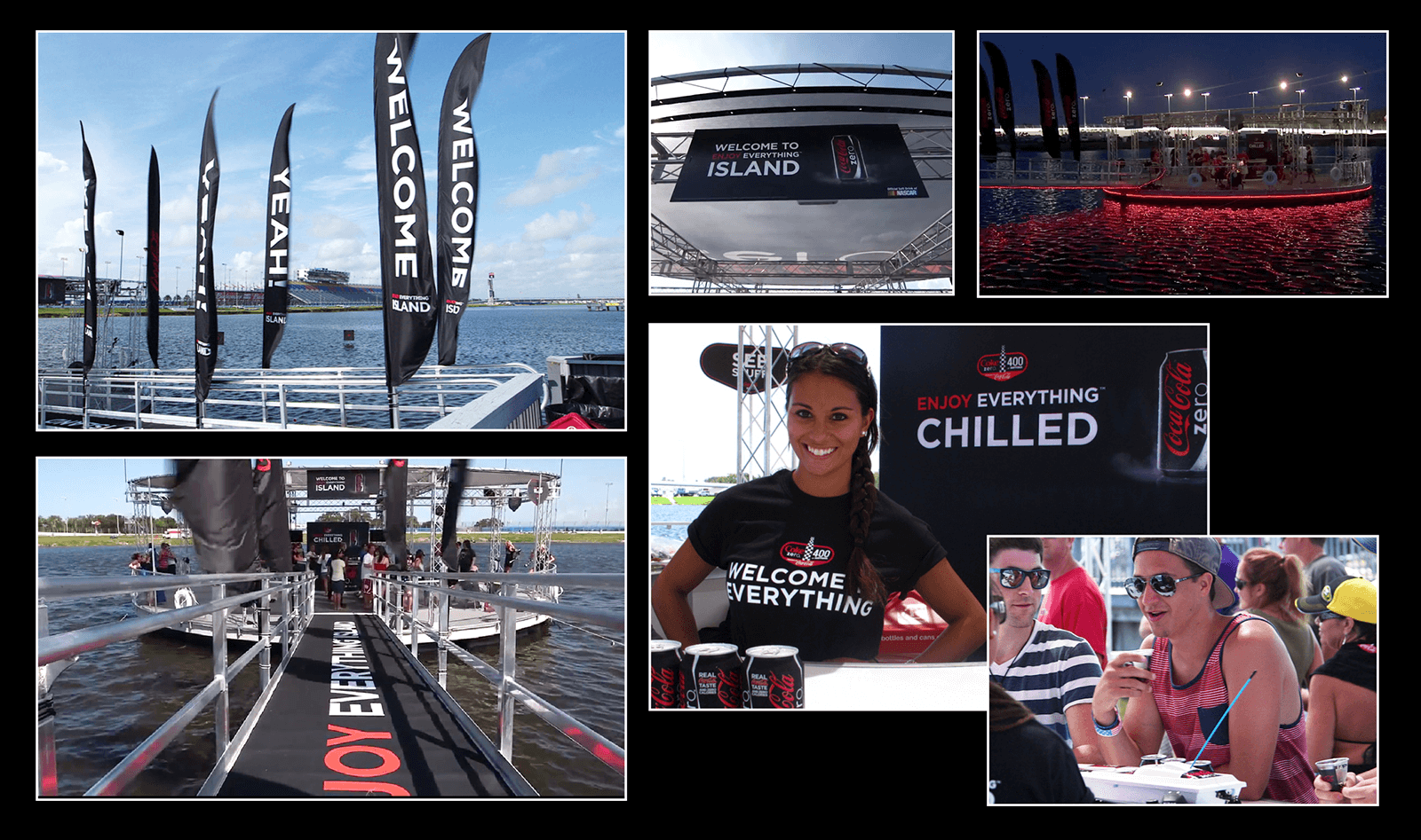 Coke Zero NASCAR experiential photos