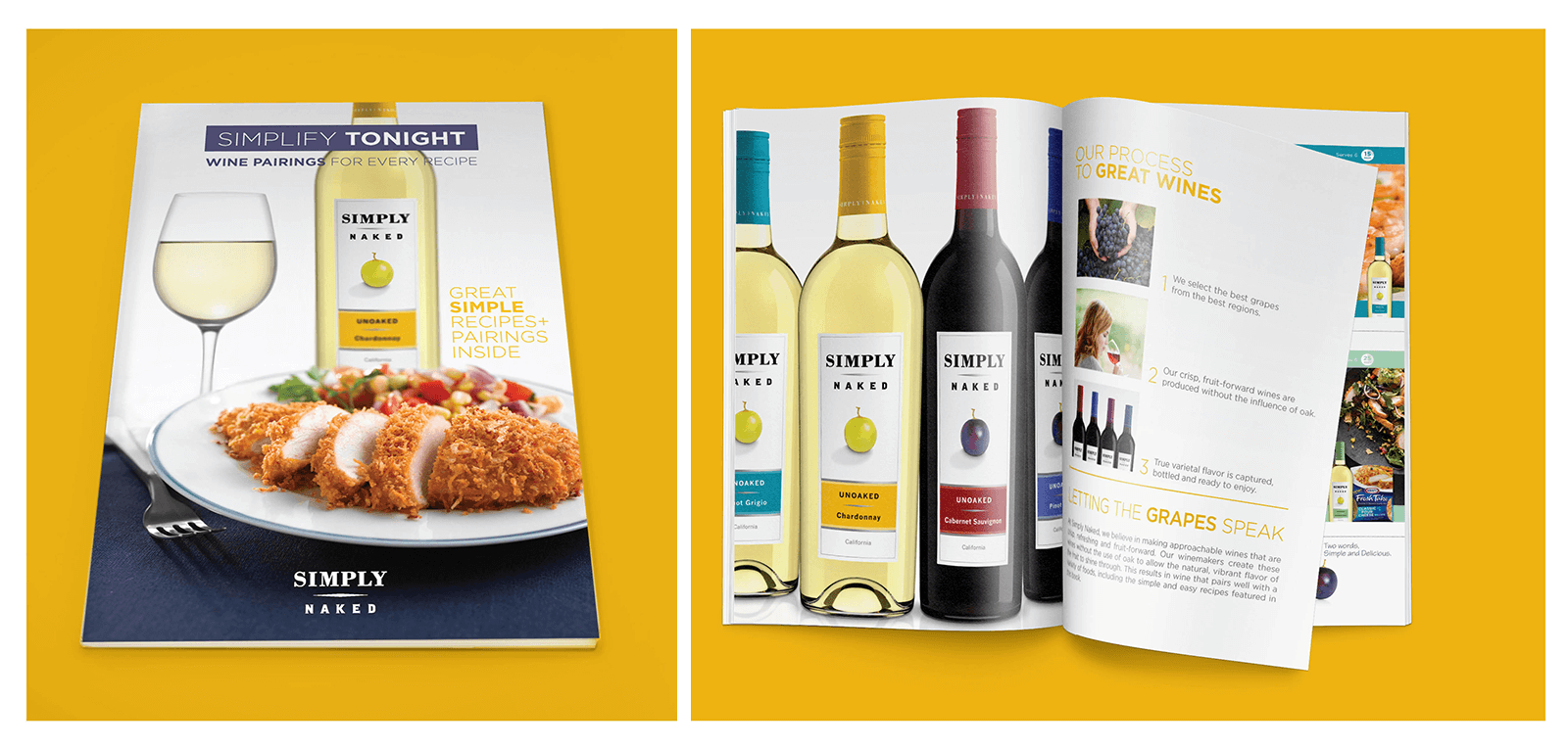 Simply Naked wines lifestyle mini-magazine