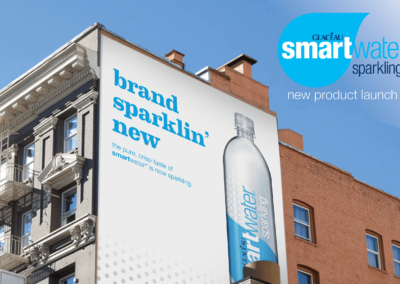 smartwater sparkling launch