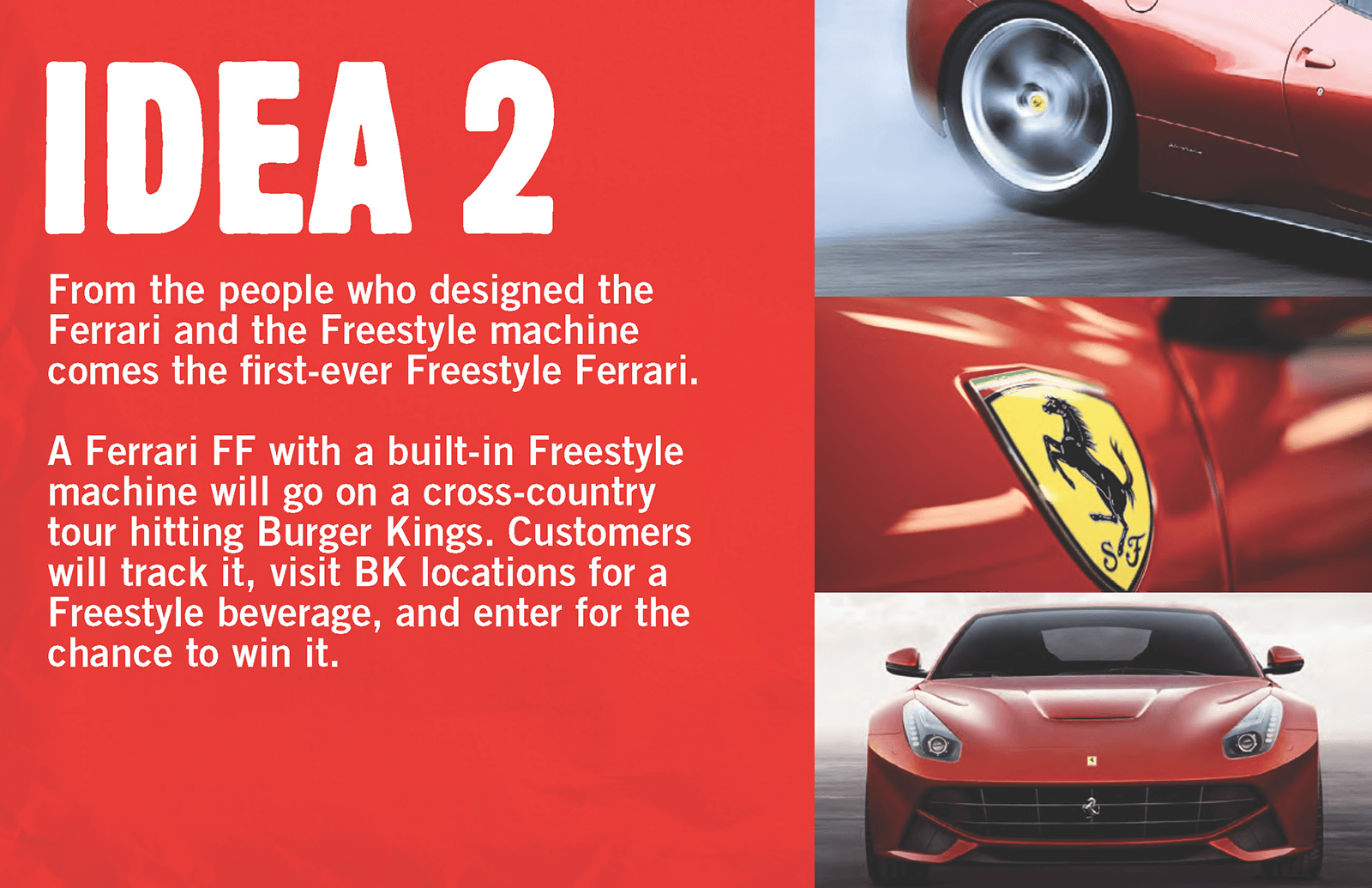 Coke Freestyle: Burger King concept deck