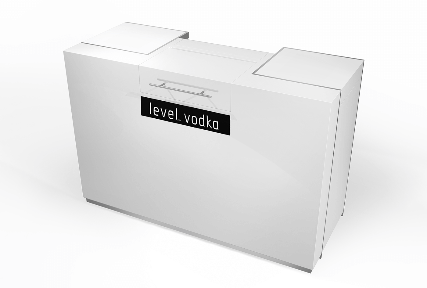 Level mobile bar- front view closed