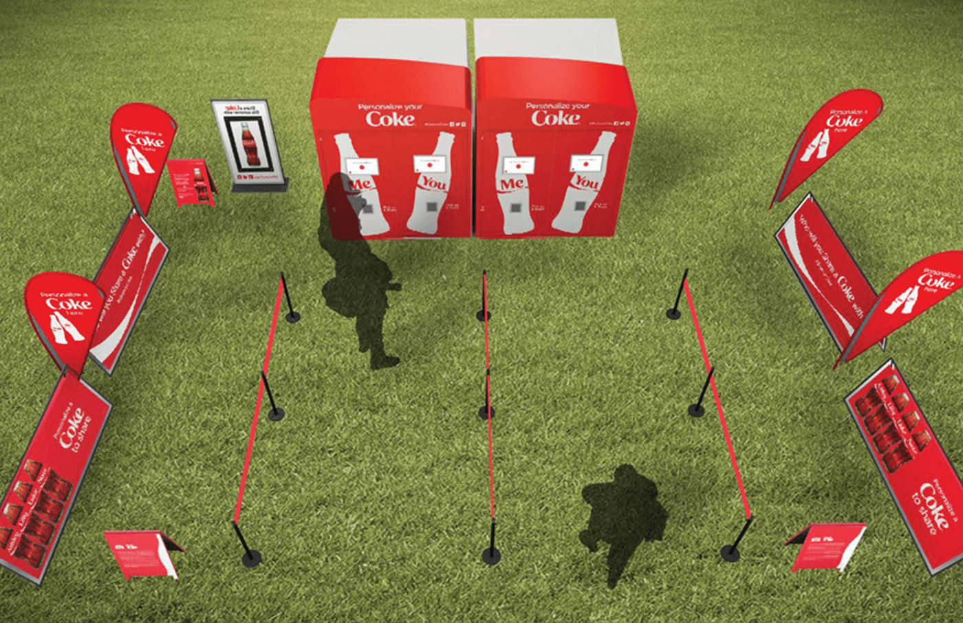 Share a Coke kiosk rendering