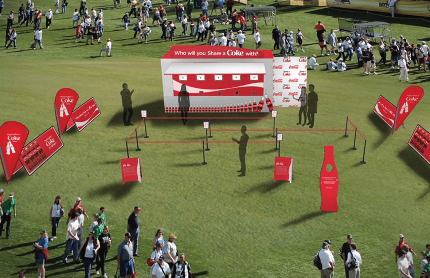Share a Coke kiosk rendering