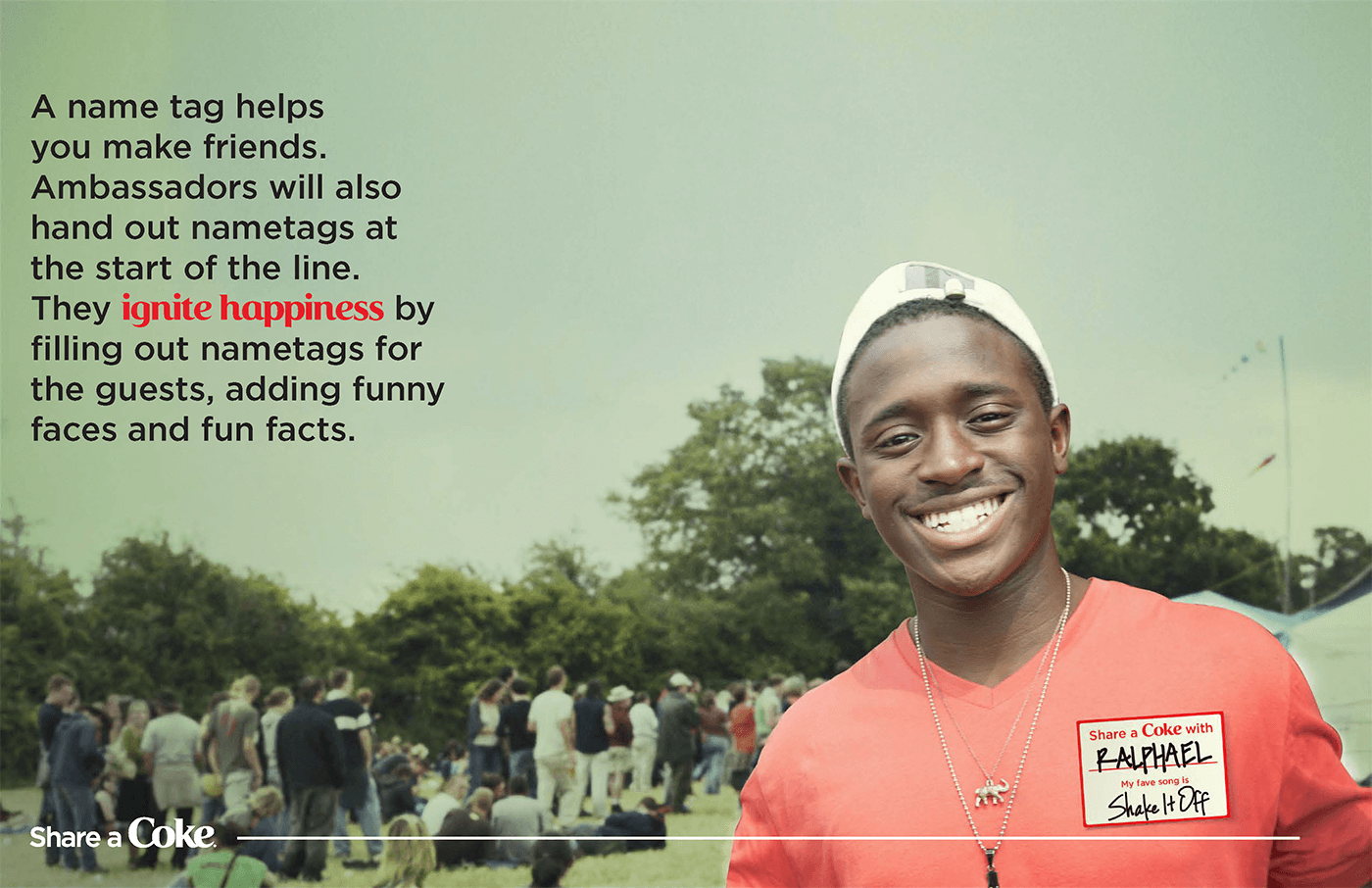 Share a Coke optimization: Nametags
