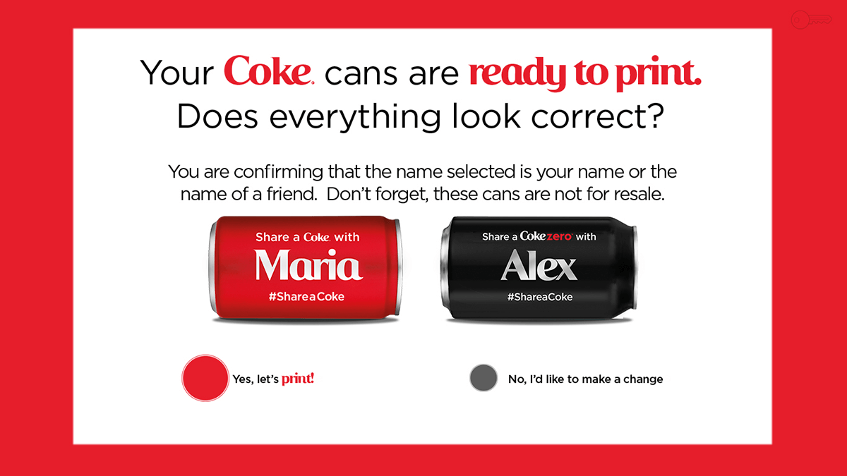 Share a Coke UX
