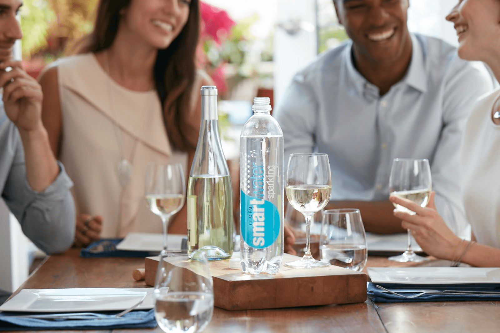 smartwater and food photoshoot