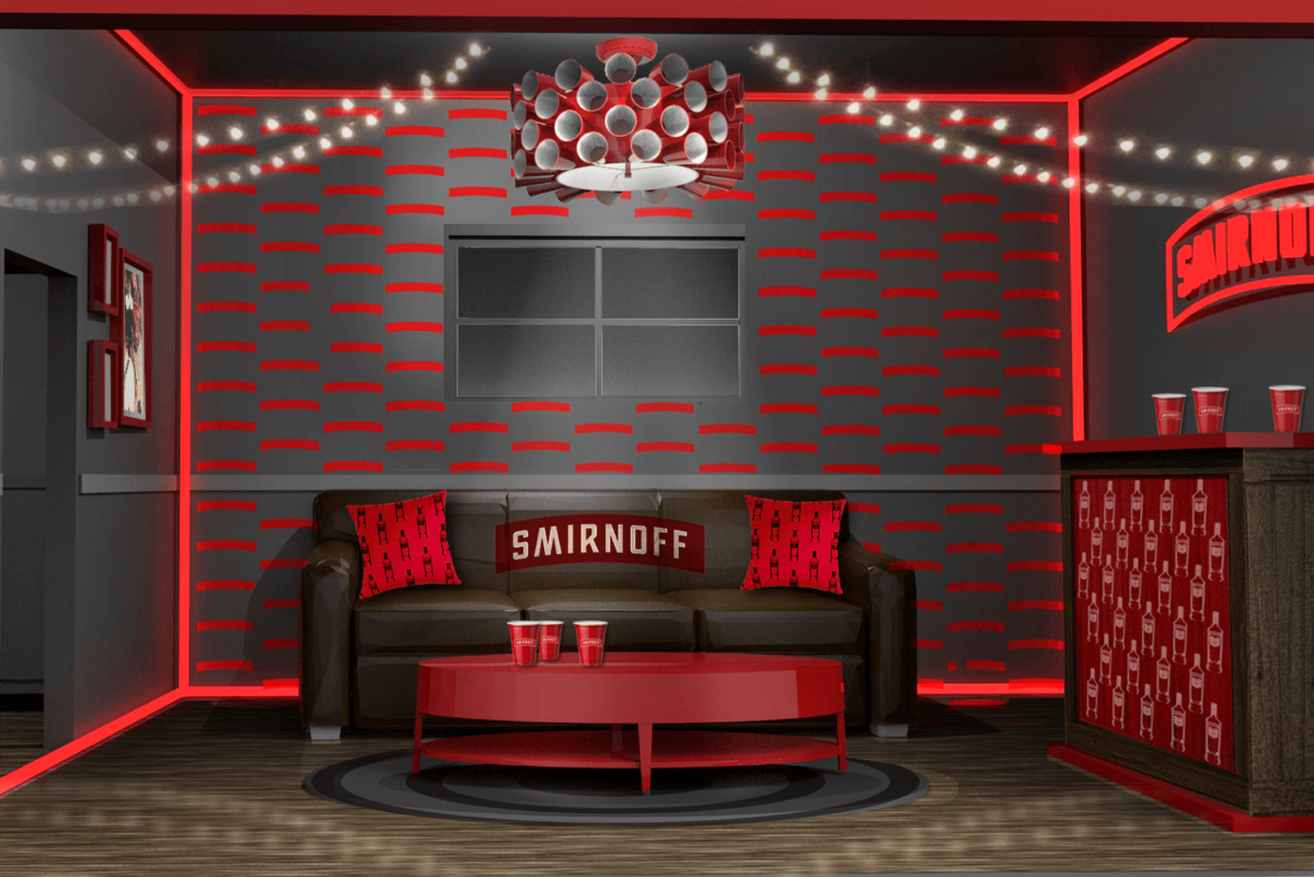Smirnoff House rendering interior