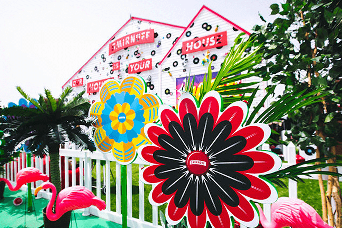 Smirnoff House: production photos