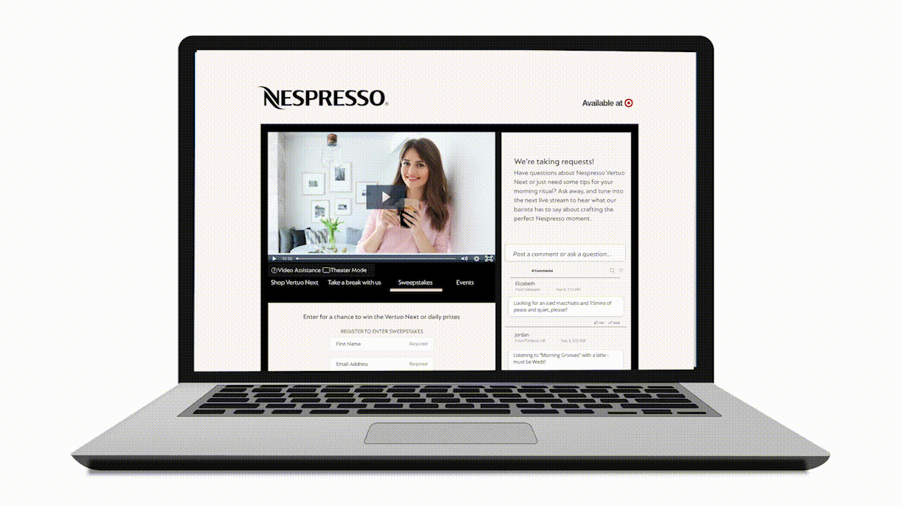 nespresso website