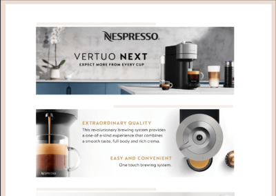 Nespresso Livestream microsite