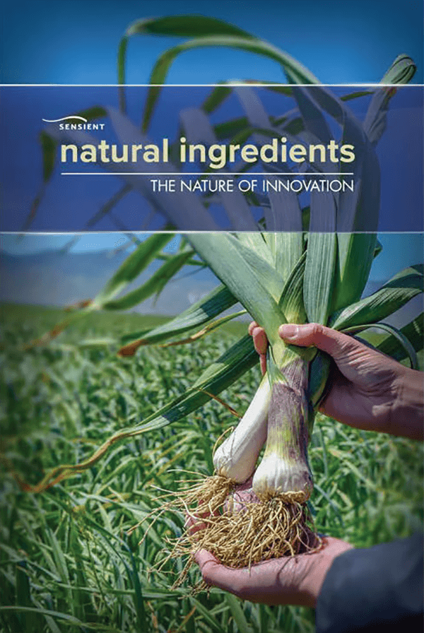 Sensient signage: natural ingredients