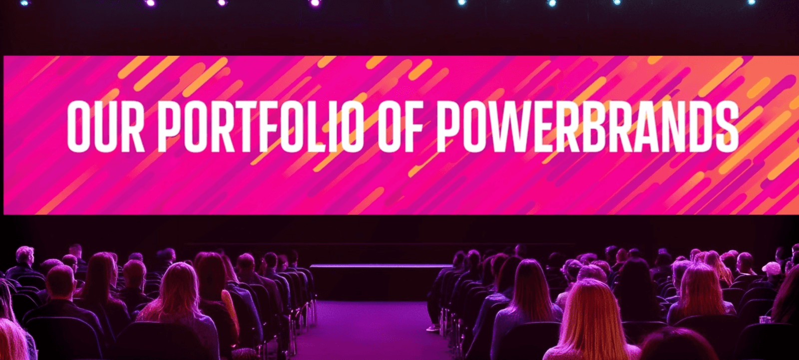 immersive corporate event presentation