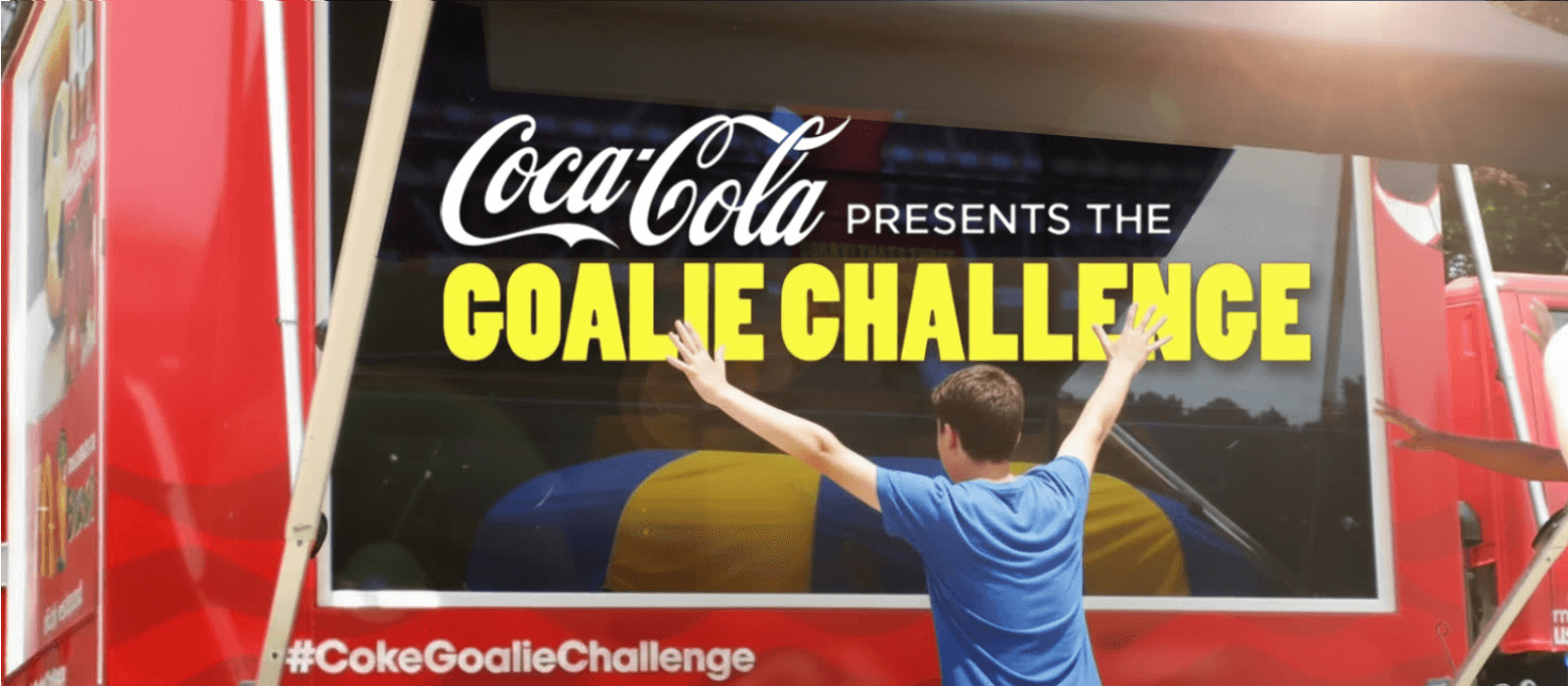 FIFA World Cup Coke and McDonald's partnership, video game truck experiential design pop up